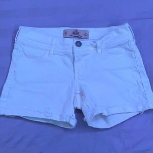 White shorts from Hollister